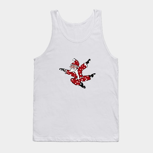 Dancing Santa 9 Tank Top by DaJellah